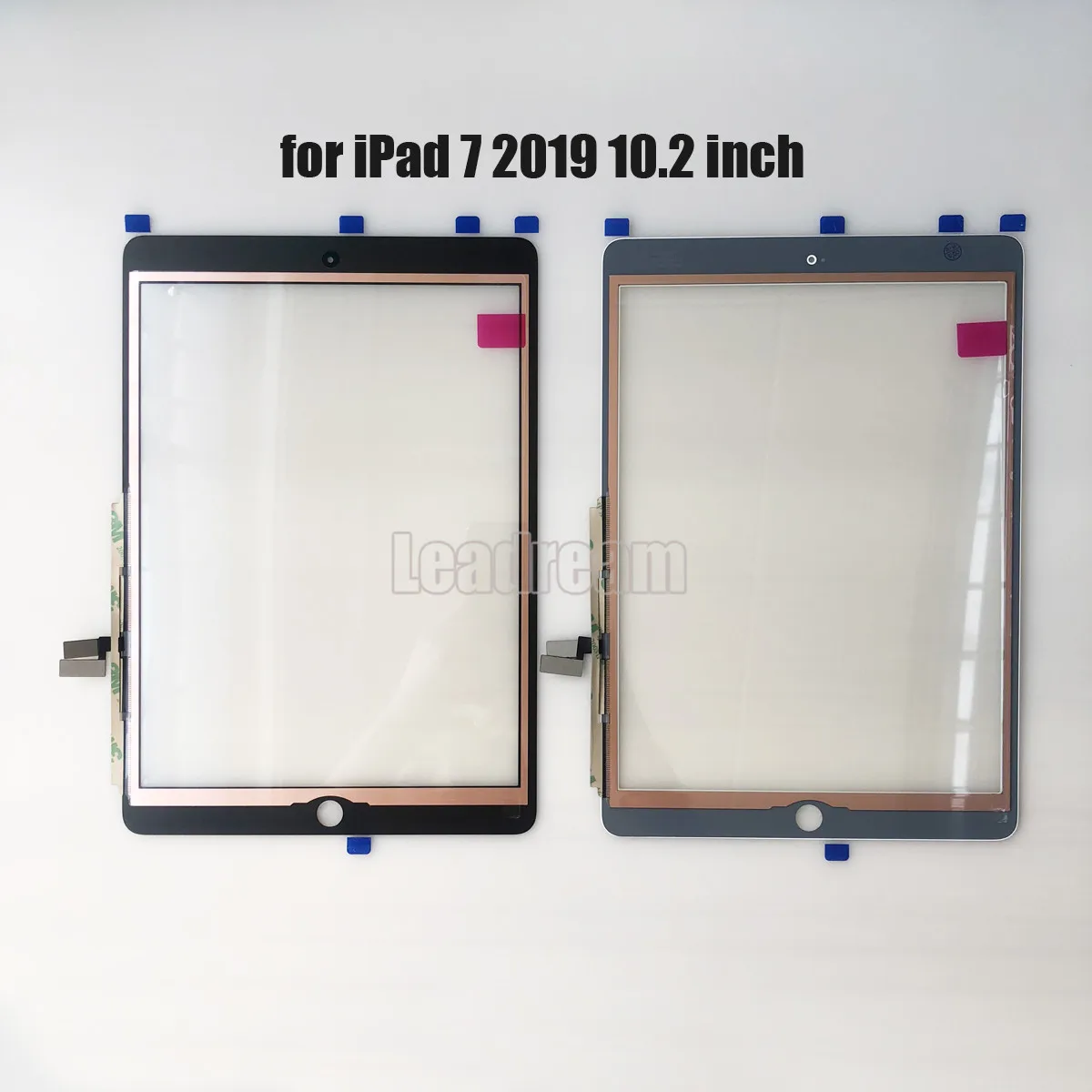 20 шт для iPad 7 10,2 дюймов сенсорный экран дигитайзер стеклянная панель с клейкой лентой