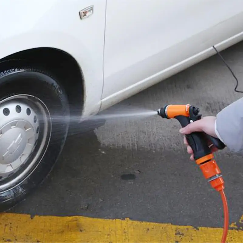 US $24.40 Car Wash 12V Car Washer Gun Pump High Pressure Cleaner Car Care Portable Washing Machine Electric Cleaning Auto Device
