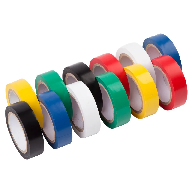 

10pcs PVC Multipurpose Electrical Tape Insulation Waterproof Easy to Disassemble Tape PAK55