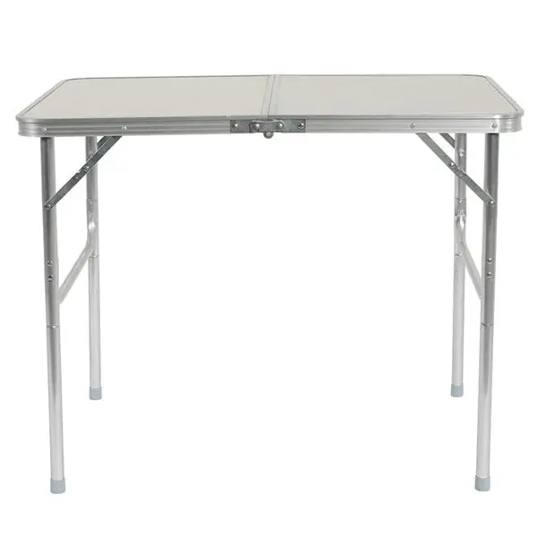 

90 x 60 x 70cm Home Use Aluminum Alloy Folding Table White Portable Desk SSave Space Desk