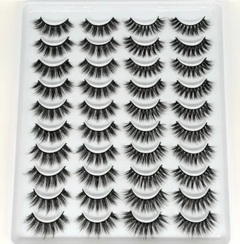 

20 pairs/eyelashes natural eyelashes make-up tools make-up eyelashes natural thick eyelashes