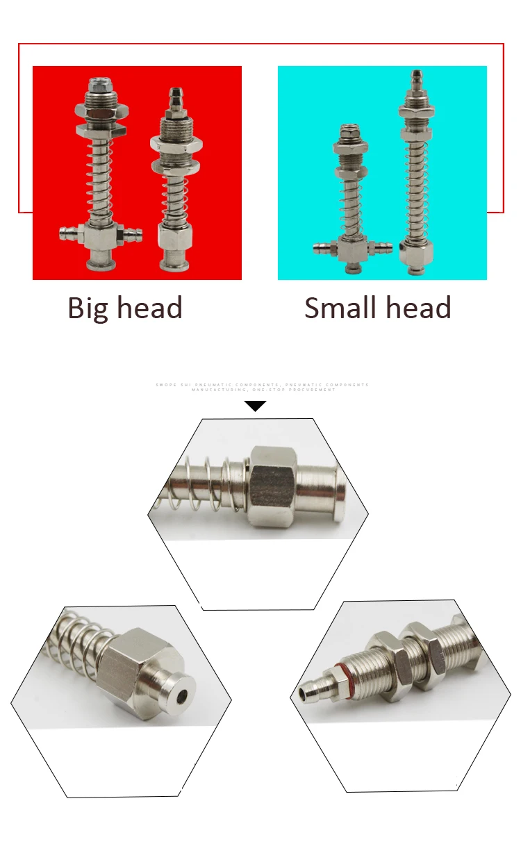 Маленькая головка 7 мм манипулятор Вакуумный патрон База пневматический кронштейн боковой хвост Впускной вакуумный присоска M10 манипулятор пневматический