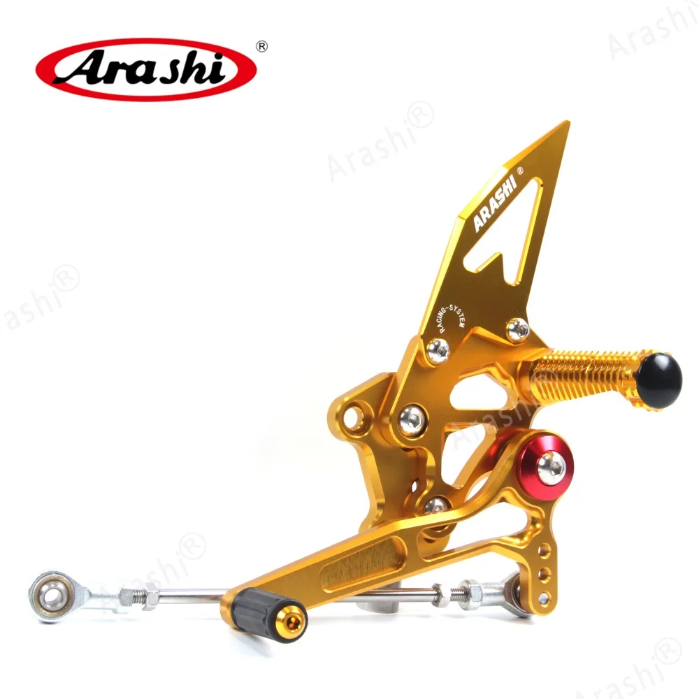 Arashi CNC Регулируемая Rider задняя Подножка для KAWASAKI NINJA 250R 2008-2012 подножки задние наборы отдых 250 R 2009 2010 2011 08