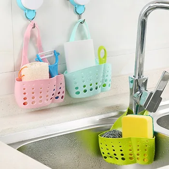 

Kitchen Drain Basket Adjustable Sponge Holder Draining Rack Sink Sponge Holder Kitchen Storage Shelf Sink Holder Storage Tools