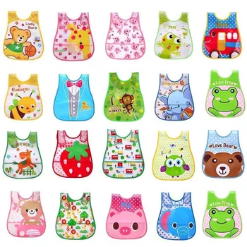 

Waterproof Feeding Bibs Cute Kid Infant Bibs Baby Soft Cartoon Bib Waterproof Saliva Dripping Bibs Kids Feeding Accessories