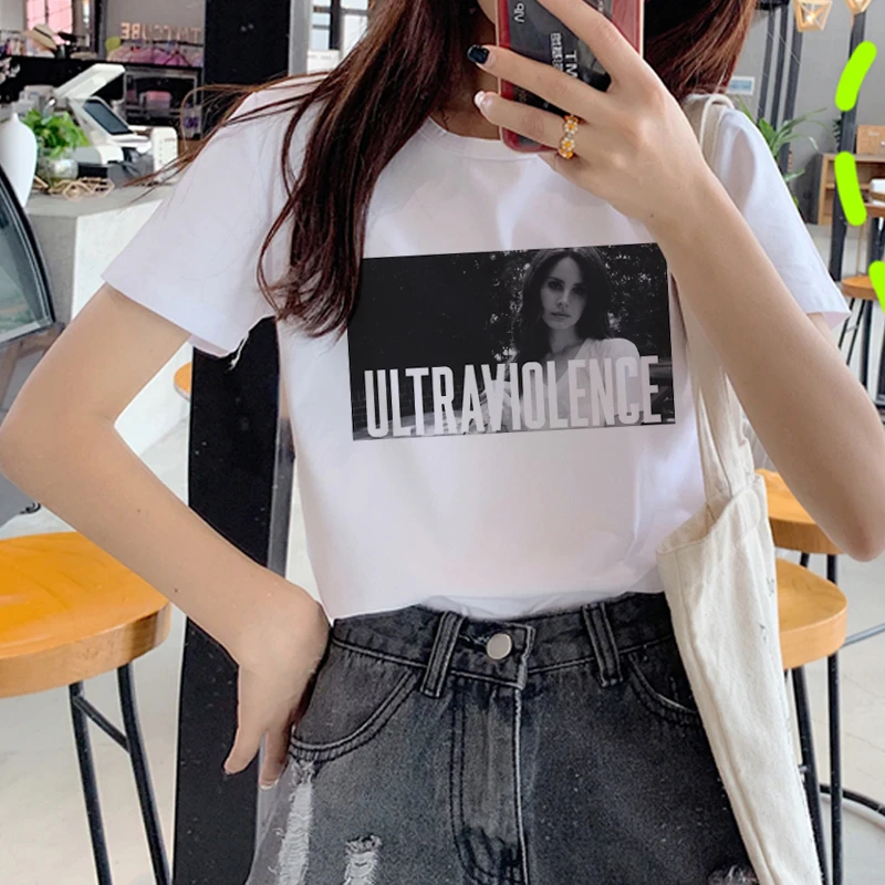 Lana Del Rey Harajuku Ullzang футболка женская с забавным принтом Футболка для фанатов 90s графическая Эстетическая футболка корейский стиль футболки женские - Цвет: B71L