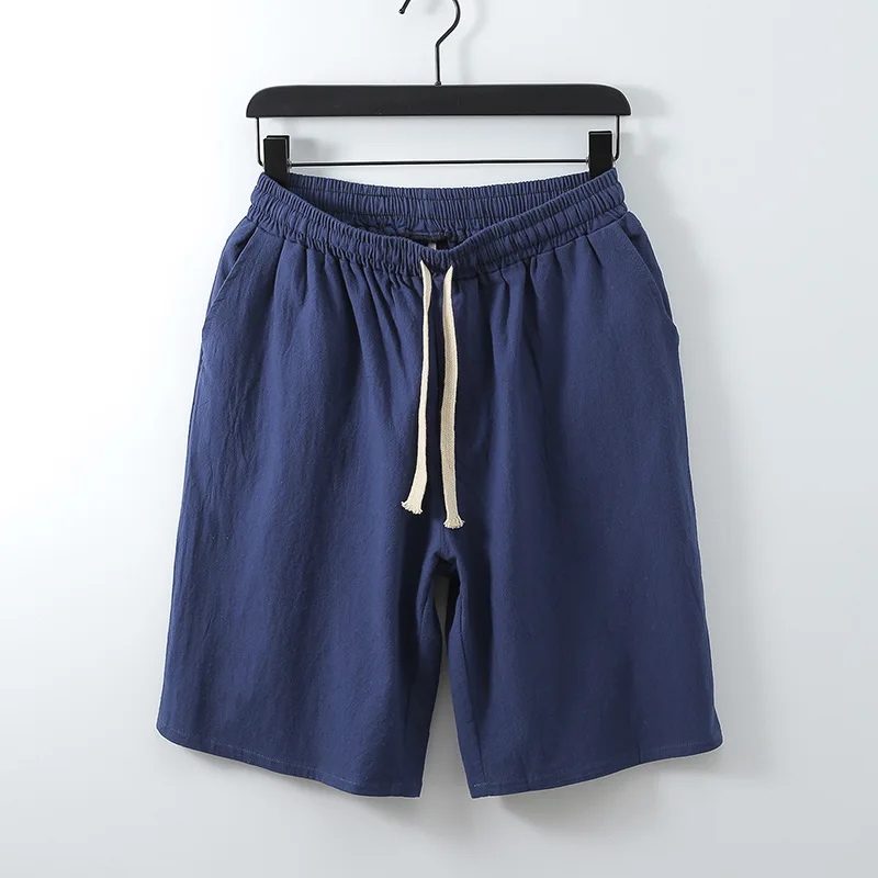 men's big shorts plus size 15XL 12XL 14XL 9XL summer linen large stretch sports loose 56 58 60 black Large size shorts 200KG 4