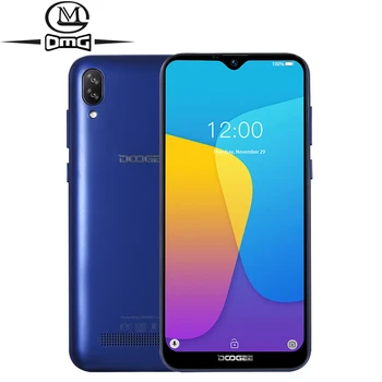 Перейти на Алиэкспресс и купить Смартфон DOOGEE X90, 6,1-дюймовый LTPS экран 19:9 Waterdrop, четырёхъядерный, 16 Гб ПЗУ, 3400 мАч, две SIM-карты, 8 Мп + 5 МП, WCDMA, Android Go, мобильный телефон
