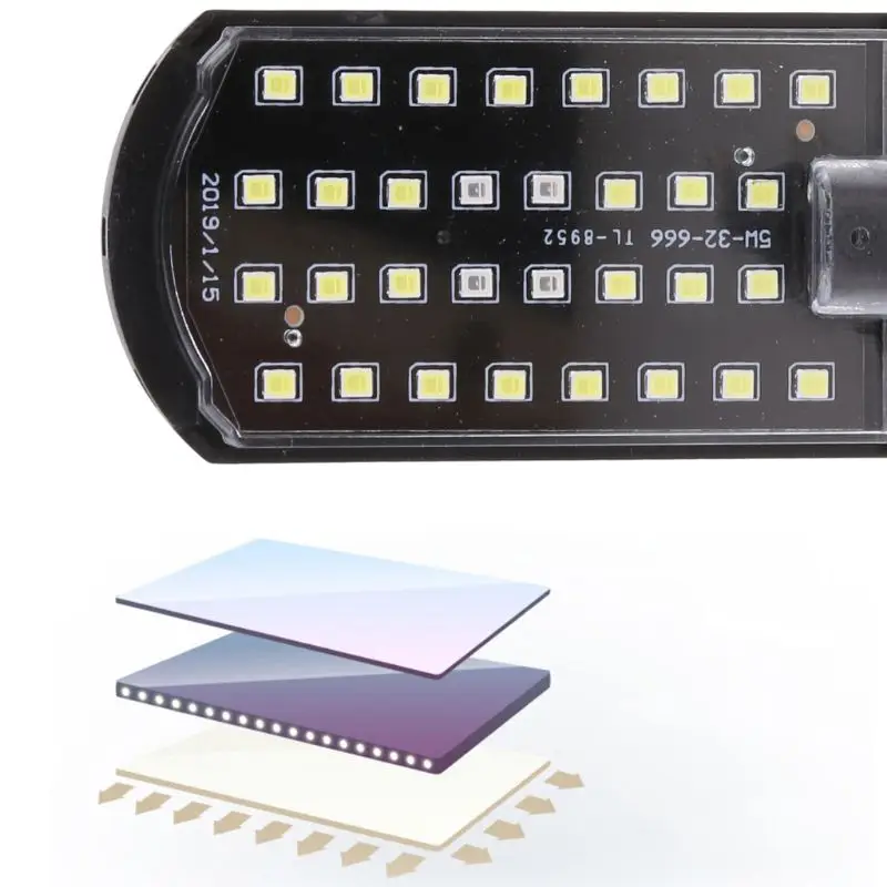 Simple LED Aquarium Lights Water Grass Plants Grow Light Fish Tank Clip-on Waterproof Lighting Lamp led lamp aquarium light aquarium lamp