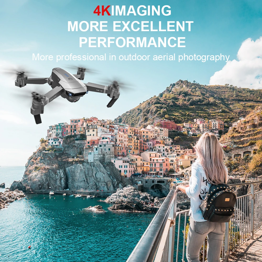 GOOLRC SG907 gps Дрон с камерой 4K 5G Wifi RC Квадрокоптер оптический поток складной мини Дрон 1080P HD камера Дрон VS E520S E58