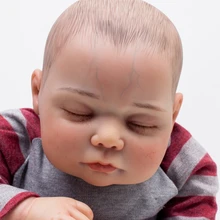 Мягкие настоящие Детские Силиконовые куклы для новорожденных, 50 см, тканевые куклы для тела, bebe reborn menino bonecas, волосы, укоренивающиеся, куклы, игрушки