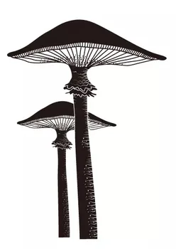 

mushroom Transparent Clear Stamp for DIY scrapbooking/Card Making C697