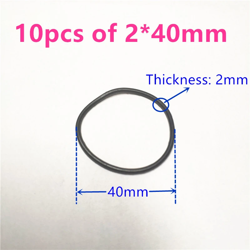 10pcs 2x40mm 9 размеров силиконовый резиновый ленточный шкив Трансмиссия привод двигателя круглые ремни лента DIY игрушка модуль Автомобильный Двигатель стрейч Droppshipping - Ширина: 10pcs 2x40mm