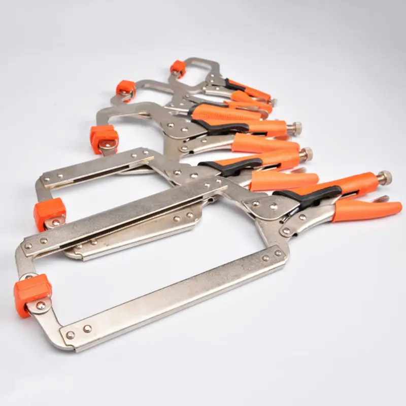 

6/9/11/14/18 inch Face Clamp Pliers Woodworking Table Vise Cabinets Locking Grip A5YD