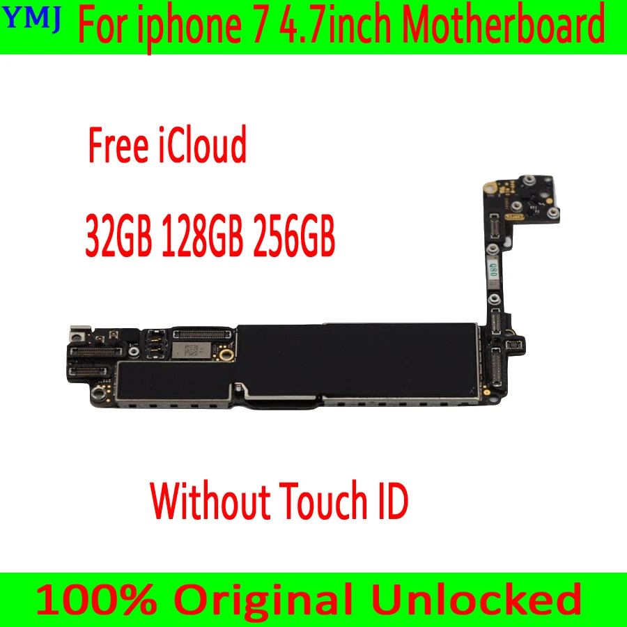 Оригинальная разблокированная материнская плата для iphone 7 с Touch ID/без ID