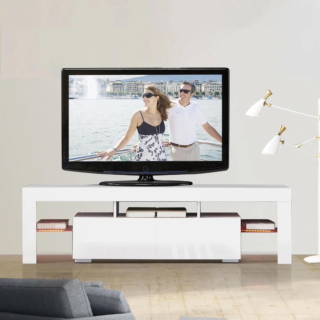160cm tv stand living room furniture led modern tv table entertainment center monitor stand flat screen riser cabinet console 160cm tv stand living room furniture led modern tv table entertainment center monitor stand flat screen riser cabinet console