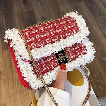 

MONNET CAUTHY Autumn New Bags for Women Classic Chic Style Fashion Crossbody Bag Color Blue Green Black White Red Ladies Flap