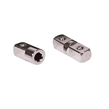 

1/4" 3/8" Ratchet Wrench Adapter Steel Sleeve Drive Socket Joint Converter