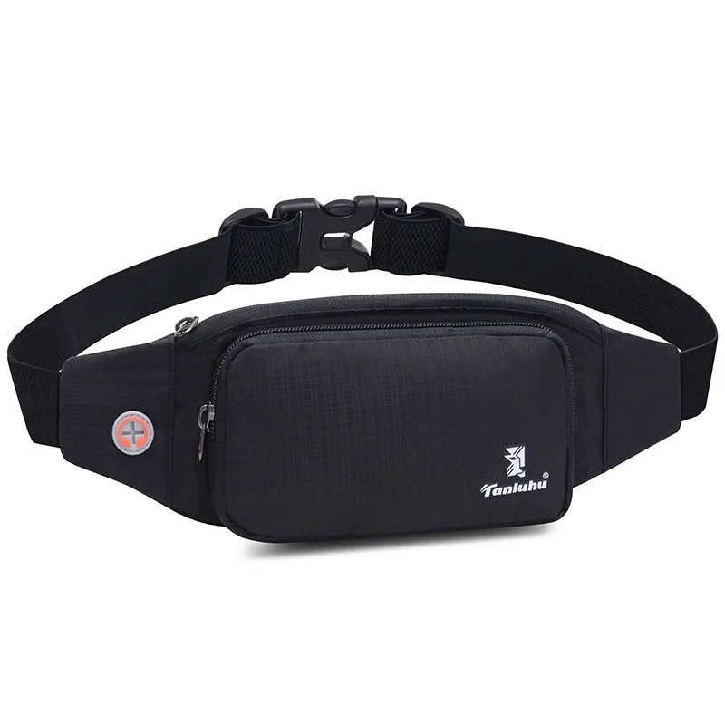 

Tanluhu Outdoor Sports Running Mobile Phone Waist Bag Large Capacity Multi-functional Fitness Foldable Dual Purpose Mobile Phone
