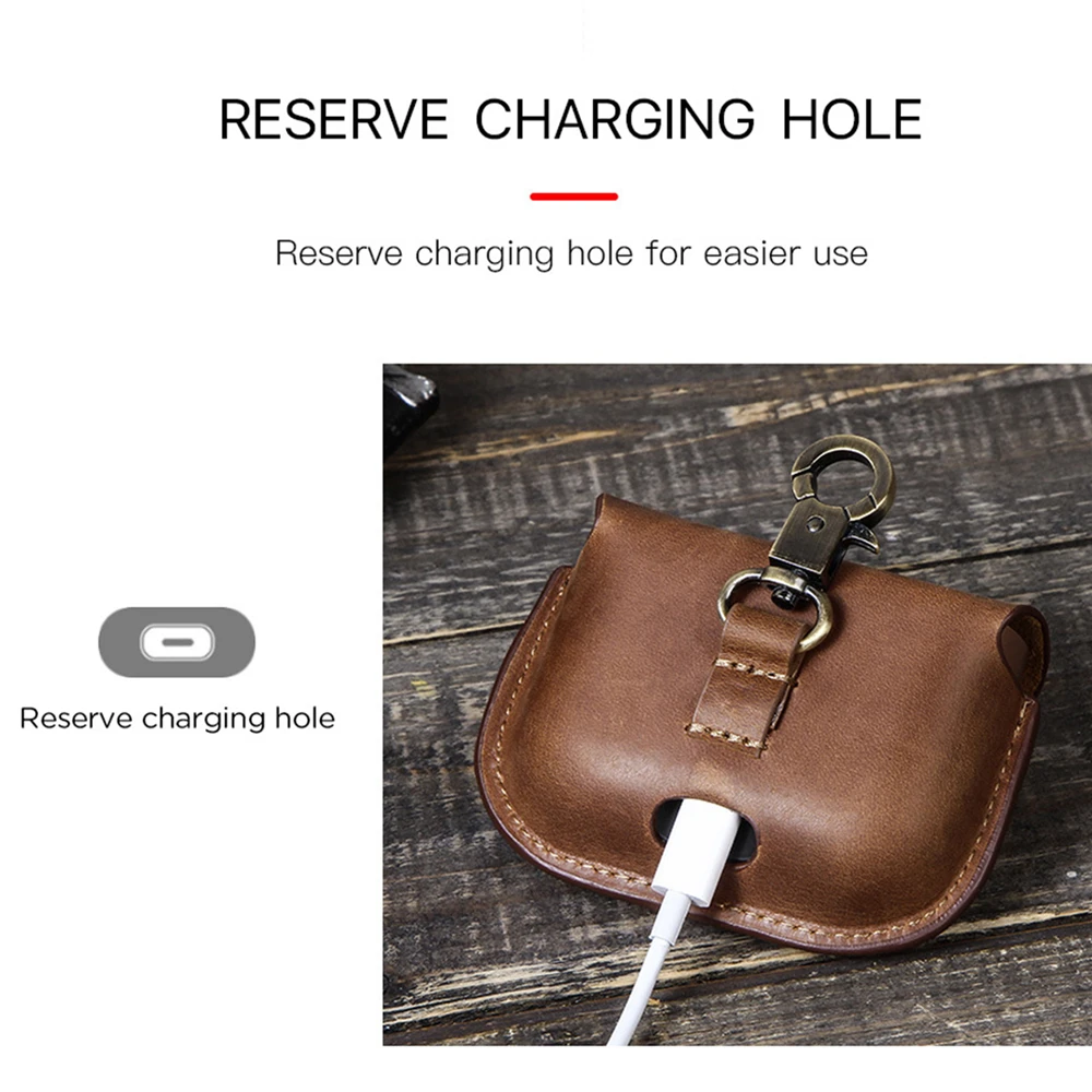 Leather Storage Case Earphone Cover for Sony WF 1000XM3 Bluetooth Headphone Shockproof Protective Case for Sony WF 1000XM3