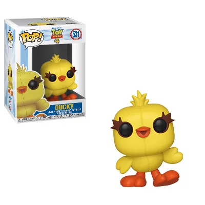 FUNKO POP Toy Story 4 Forky Rex Ducky Woody Brinquedos оригинальные виниловые фигурки мультфильм Коллекция Модель аниме игрушки подарки