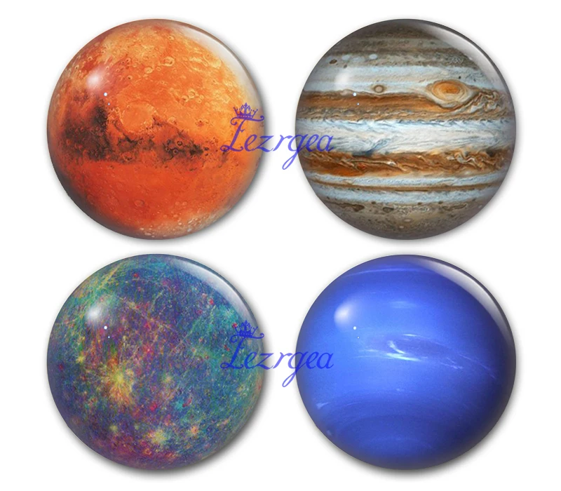 Nine planets стеклянный кабошон, nine planets солнечной системы Круглый Фото стеклянный кабошон демонстрационная плоская задняя часть делает результаты