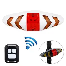 USB Перезаряжаемый велосипедный светильник указателя поворота, беспроводной дистанционный задний светильник для горного велосипеда, мигающий головной светильник 30DC10