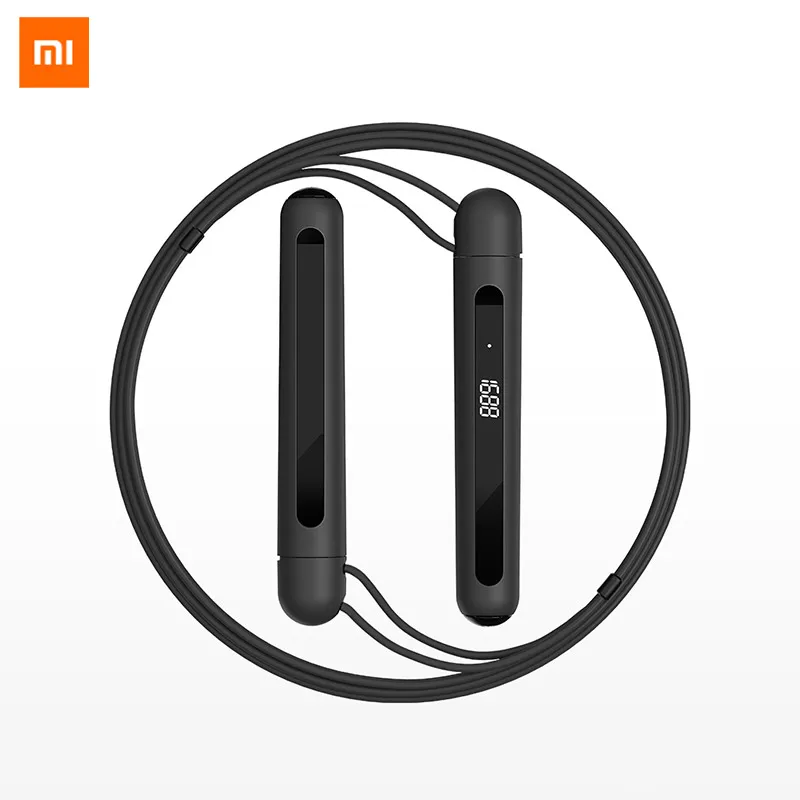 Xiaomi YUNMAI интеллектуальная тренировочная Скакалка черная Интерактивная связь, интеллектуальное соединение, Widget записывает каждое упражнение