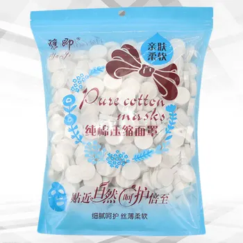 

500pcs DIY Compressed Facial Mask Sheet Disposable Cotton Skin Care Mask Paper DIY Supplies Beauty Accessories for Woman Lady