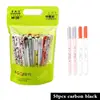 50pcs carbon black M