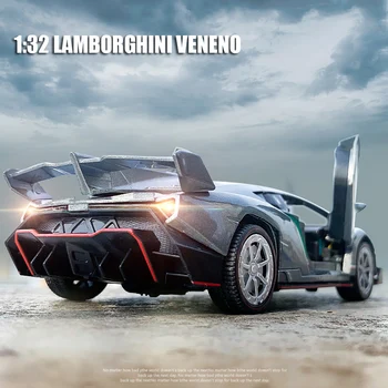 

1:32 Scale Lamborghinis Veneno Alloy Car Model Diecast Toy Vehicle High Simitation Cars Toys For Children Kids Xmas Gifts