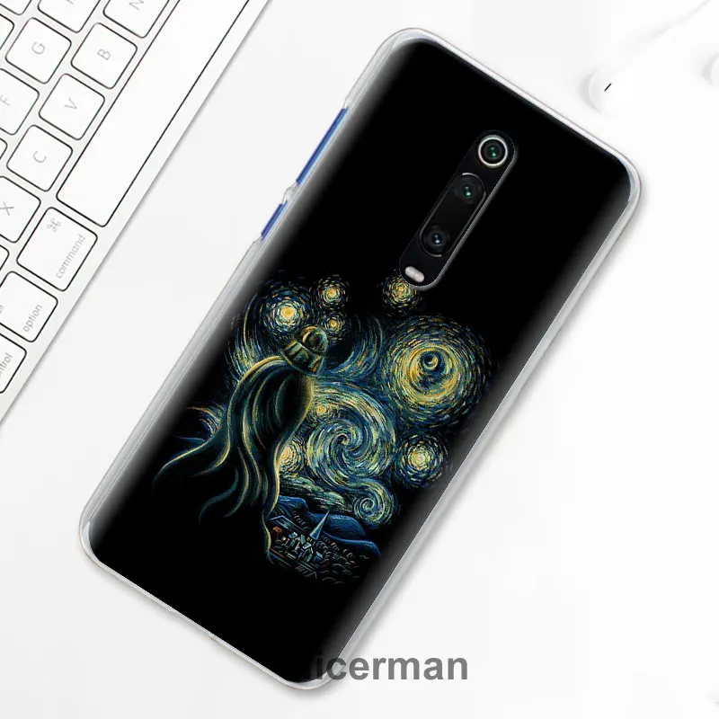 Ван Гог Звездная ночь чехол для телефона для Xiaomi Mi 9T CC9 CC9E A3 A1 A2 9 Pro 8 9 Lite 5X 6X играть Poco F1 в твердом переплете