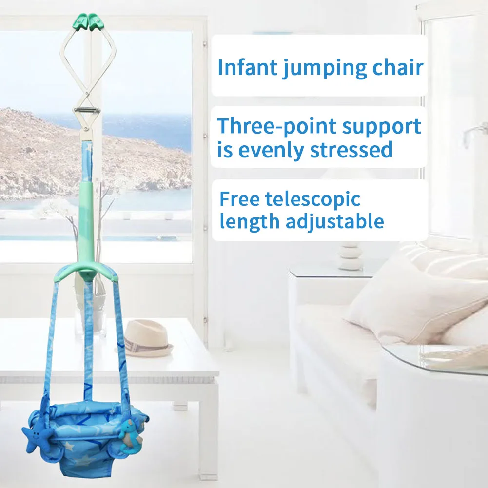 

Exercise Assistant Toys Walker Infant Bouncing Swing Adjustable Safety Hanging Seat Indoor Activity Baby Doorway Jumper Toddler