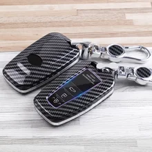

Carbon fiber Car Remote Key Cover Case Shell For Toyota Camry RAV4 Prius CHR C-HR Avalon Corolla Land Cruiser Prado Accessories