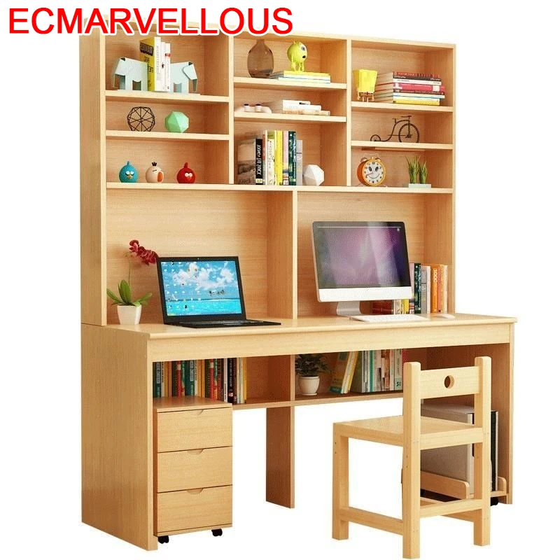 

Bed Tray Standing Support Ordinateur Portable Office Desk Schreibtisch Stand Bedside Laptop Computer Tablo Table With Bookshelf