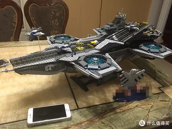 

New lepining building block 180081 Superhero The SHIELD Helicarrier 2996pcs Compatible with 76042 Children's birthday gift