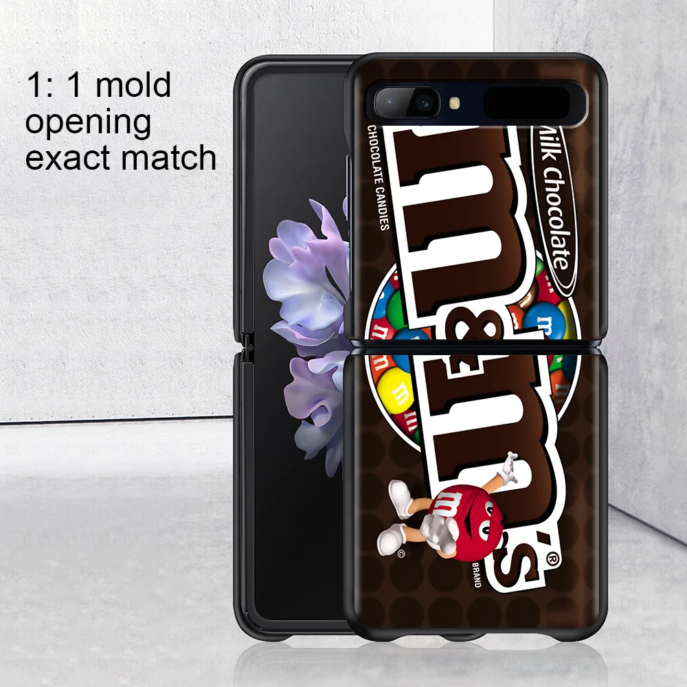 Phone Case For Samsung Galaxy Z Flip3 5G z flip 3 5G zFlip Cover Cellphone Shell Fundas M&M's Chocolate Nutella Bottle