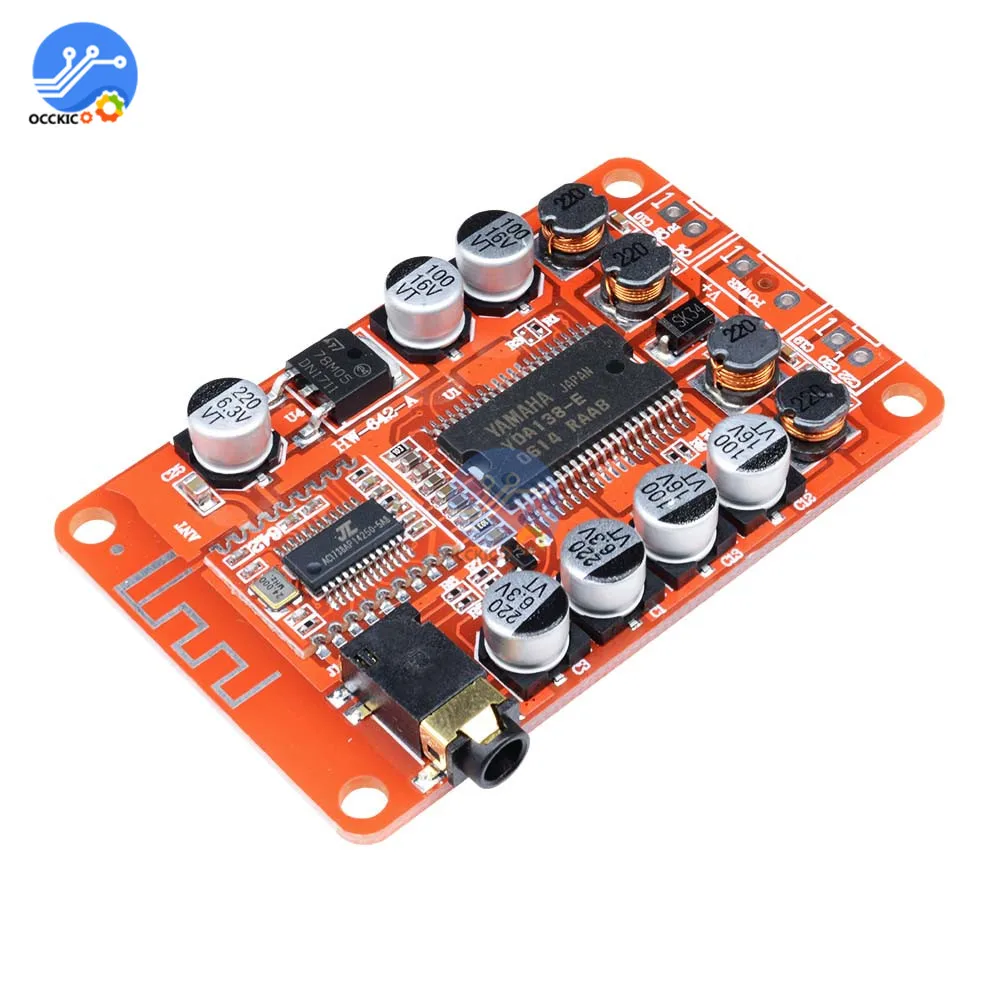 YDA138 цифровой усилитель с Bluetooth доска класса D 2*15 Вт стерео HIFI аудио звуковая плата