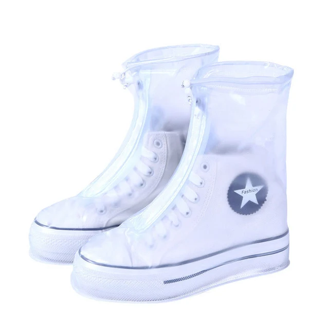 High Quality Men's And Women's Dustproof And Waterproof Shoe Covers High To Help Reusable Non-Slip Men And Women Travel Shoes 6