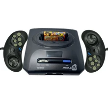 2019 nuevo Retro Mini consola de videojuegos TV controlador Original Sega MegaDrive MD2 16 poco con salida AV doble GamePad con cable retro game consola retro