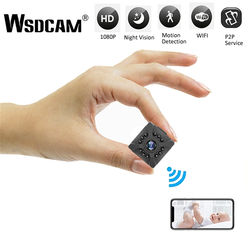 Wi-Fi HD Micro Home Wireless Video CCTV Mini Security Surveillance with Wifi IP Camera Cam Camara for Phone DVR IPcamera Pet Dog