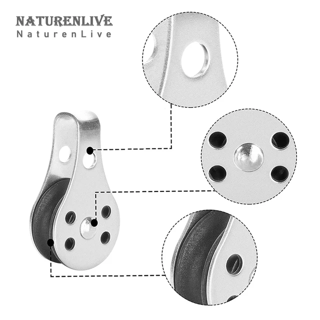 2/4Pcs 316 Rozsdamentes Acél, Egy Tárcsás, Nagyteljesítményű Kábelhuzal -Kötélhenger Nejlon Szíjtárcsa A Mosás Lógó Emelő - Image 4