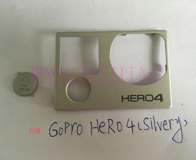 100% новая Оригинальная передняя панель + Кнопка питания для Gopro hero 4 Передняя