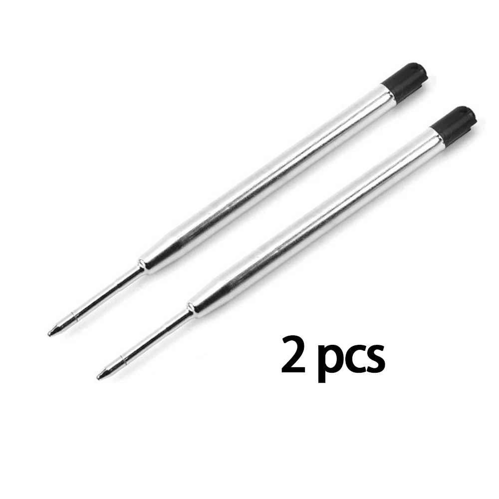 Refils 2 pcs Инструмент для самозащиты EDC тактическая ручка из нержавеющей стали Ручка для защиты на открытом воздухе аварийный инструмент для выживания тактический инструмент стеклянный выключатель - Цвет: Refils 2 pcs