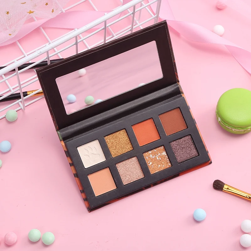 8-color Animal Pearlescent Eye Shadow Palette Lasting Waterproof Anti-fouling Matte Eye Shadow Plate Makeup Tools 8-color Animal Pearlescent Eye Shadow Palette Lasting Waterproof Anti-fouling Matte Eye Shadow Plate Makeup Tools