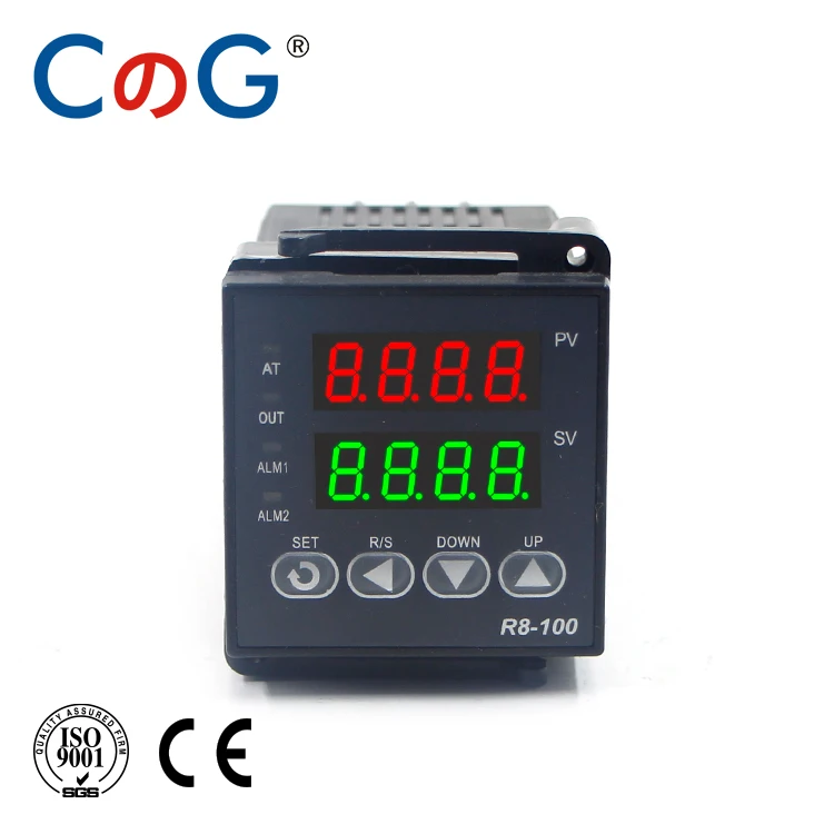 Beste R8 100 Meerdere Input K J PT100 Thermostaat Ac 220V Digitale Uitgang Ssr Relais 1300 Graden Pid Programmeerbare Temperatuurregelaar