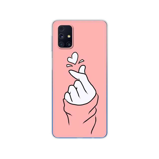 Samsung M31s Cases 6.5" Tpu Soft Silicon Back Phone Cover For Samsung Galaxy M31S GalaxyM31S M 31S m317f m317 Funda flower