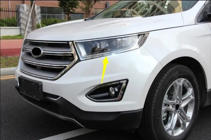 Для Ford new edge рамка корпуса фары 15- специальные декоративные аксессуары большой абажур лампы