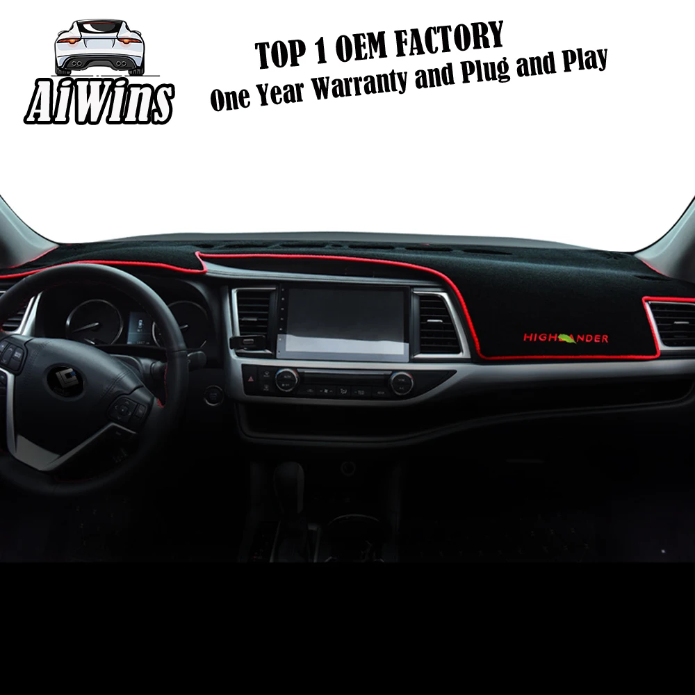 Aiwins Car styling For Toyota Highlander- Instrument panel central control sunscreen insulation mat