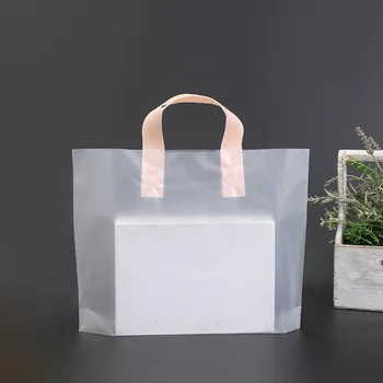 

50pcs Gift Bag Eco-friendly Plastic Bag Portable Bag for Shopping